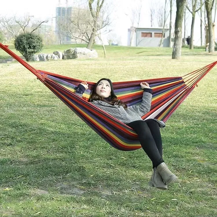 #147 Outdoor Cotton Hammock for Tow Person