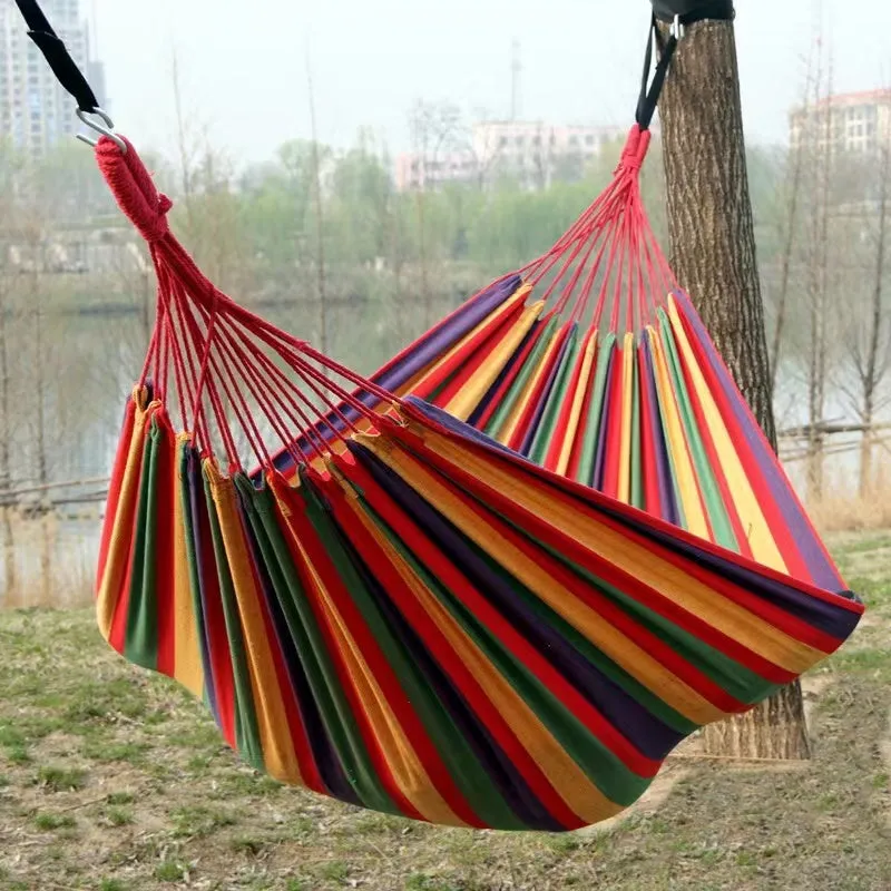 #147 Outdoor Cotton Hammock for Tow Person