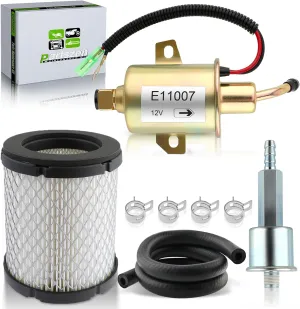 149-2311 Fuel Pump with 149-2457 Fuel Filter Tune Up Kit for Onan Cummins Generator 4000 4KW Microlite MicroQuiet Generators Parts with 1403280 Air Filter