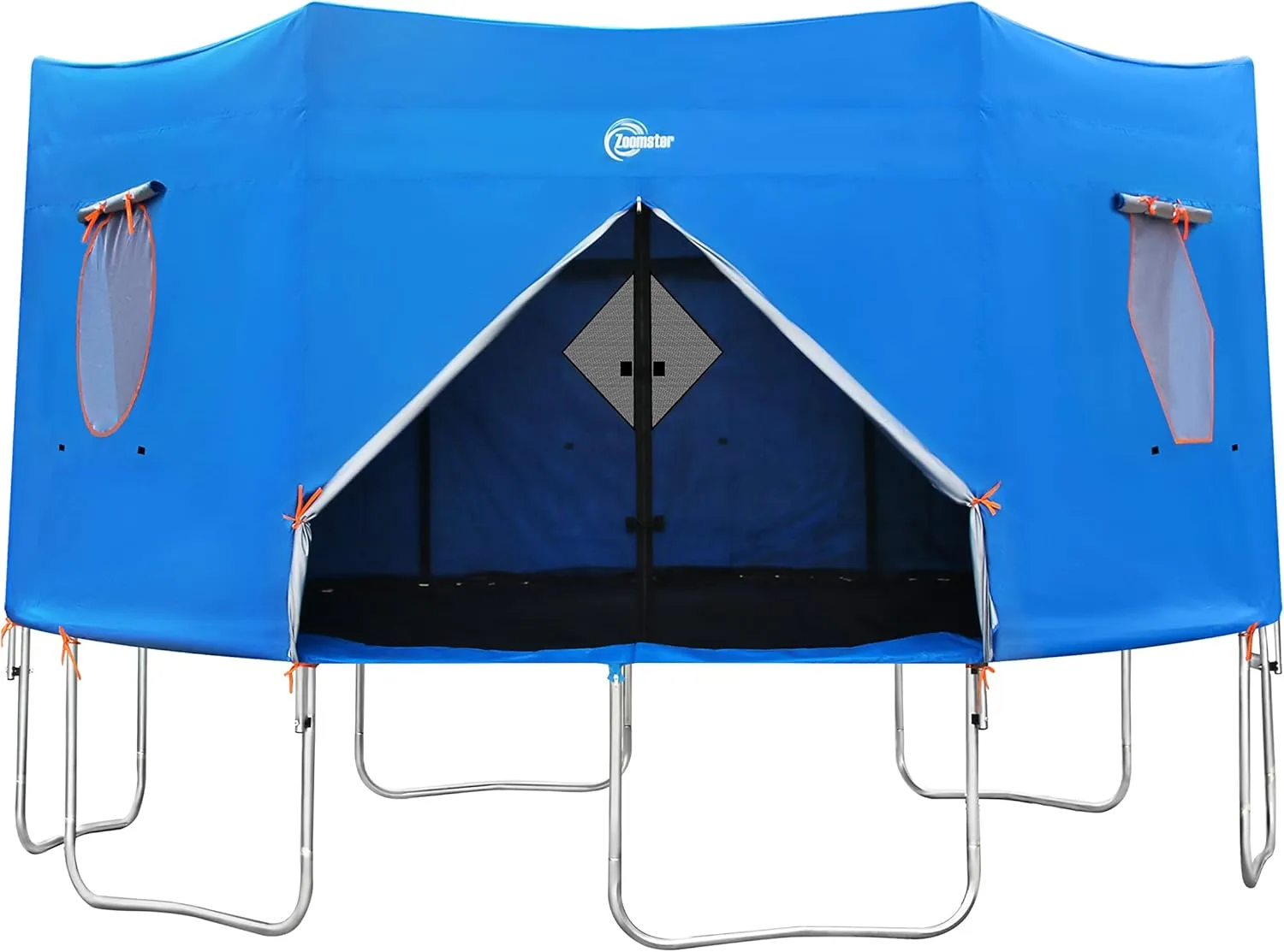 15FT Trampoline Tent, Fits for 6 Straight Pole Round Trampoline, Trampoline Tent Cover (Tent Only)