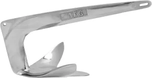 1kg/2.2lb Claw Boat Anchor, Heavy Duty 316 Stainless Steel, Mirror Polish, for 25 40ft Boats, Ideal for Sand, Pebbles, Rocks, Fast