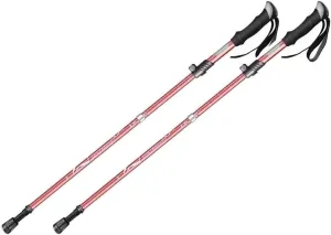 2-Pack Folding Trekking Poles, Adjustable Ultralight Walking Sticks, with EVA Grips   Quick Lock, for Men, Women