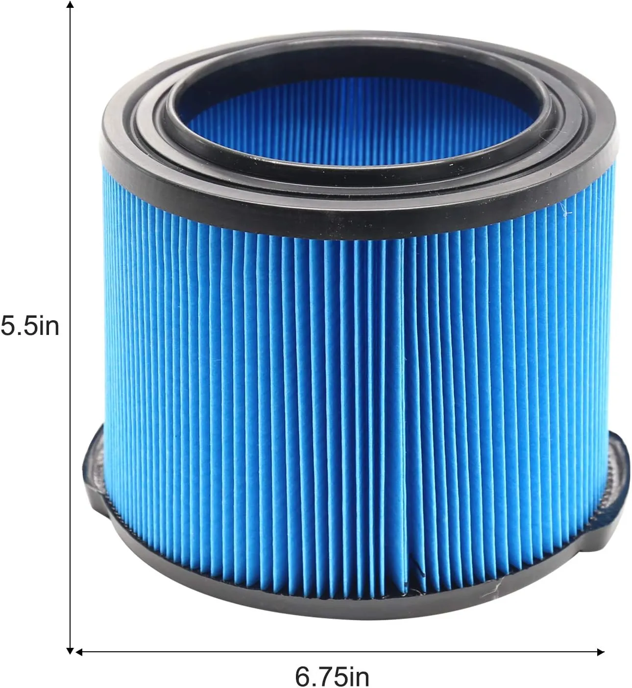2 Pack VF3500 Filter Compatible with Ridgid 3-4.5 Gallon Wet/Dry Vacuums, 3-Layer Fine Filter for Ridgid WD3050, WD4070, WD4080, WD4522, 4000RV, 4500RV Wet/Dry Vacuum