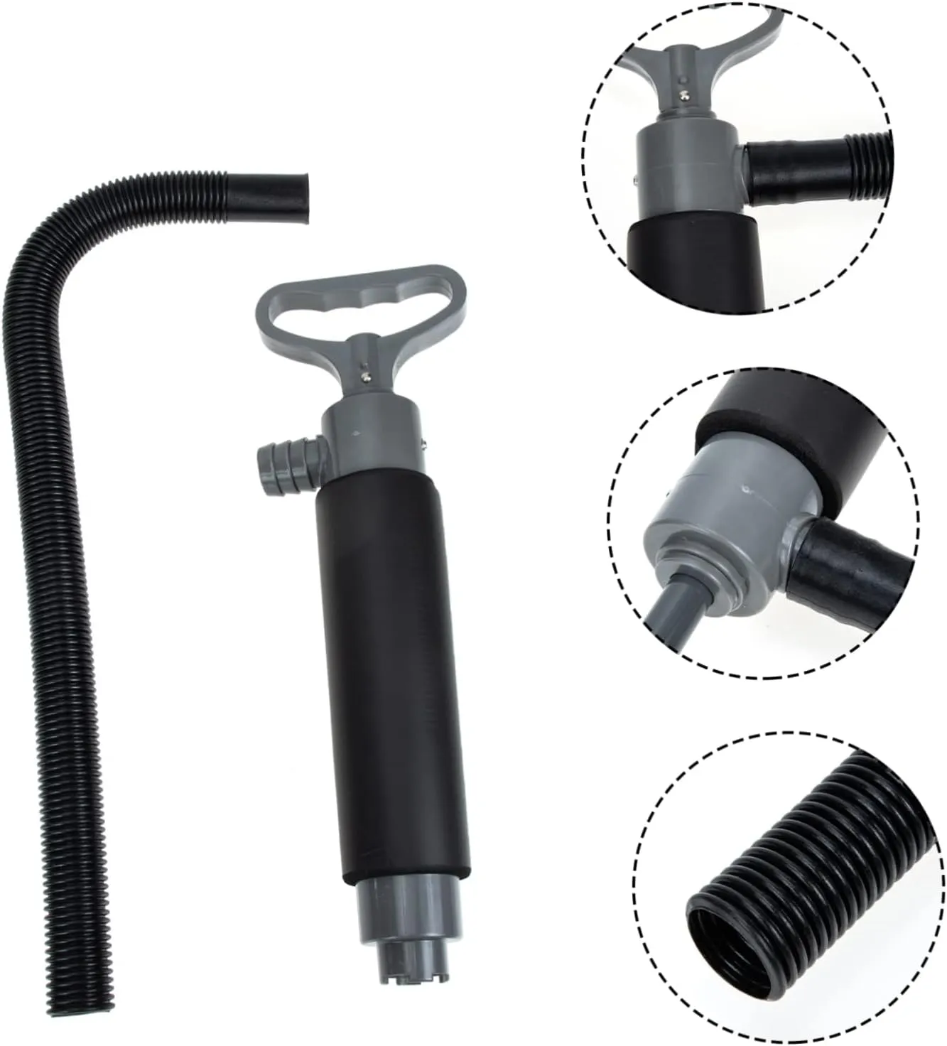 2 Sets Kayak Water Pump Kayaks Hand Pump Kayak Bailing Pump Kayak Pump and Pipe Kayak Bailer Kayak Bilge