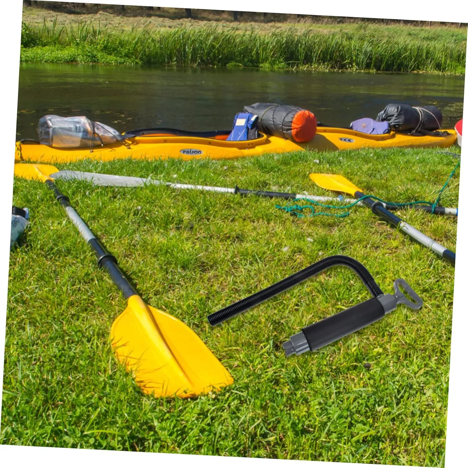 2 Sets Kayak Water Pump Kayaks Hand Pump Kayak Bailing Pump Kayak Pump and Pipe Kayak Bailer Kayak Bilge