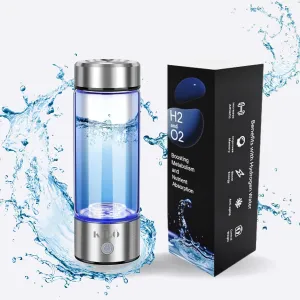 2025 Premium Hydrogen Water Bottle - Portable, Rechargeable Hydrogen-Rich Generator for Optimal Hydration