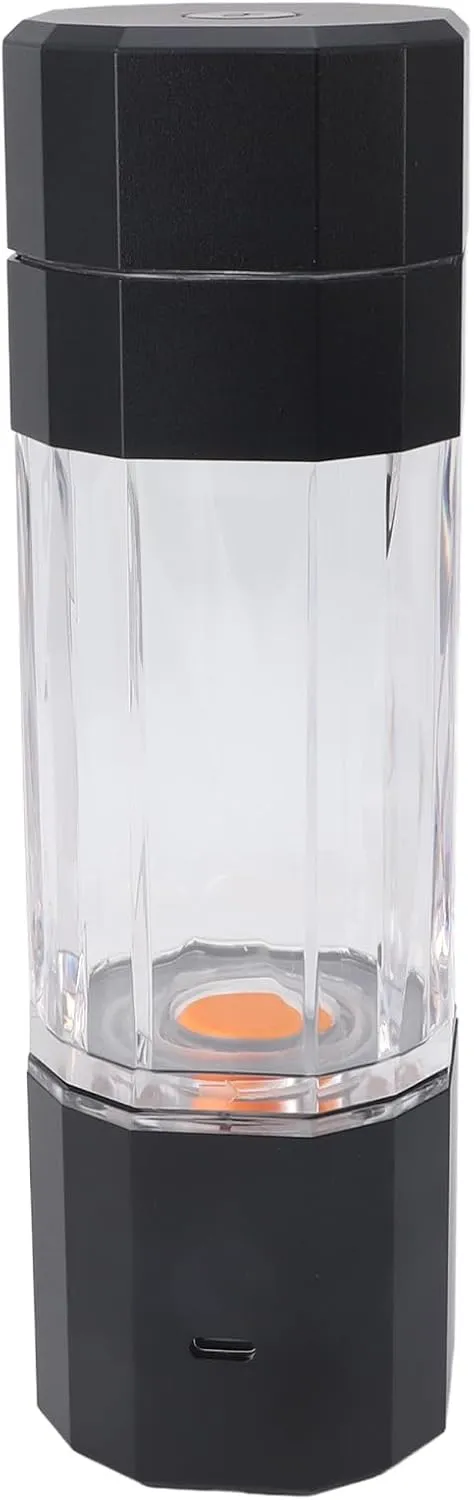 208ml Hydrogen Water Bottle, Water Vegetarian Cup Hydrogen Water Bottle Hydrogen Cup Rich Hydrogen Water Cup Portable Hydrogen Oxygen Separation for Electrolysis Water