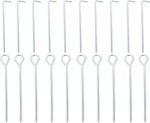 20Pcs Heavy Duty Camping Tent Pegs Durable Iron Stakes for Outdoor Use Easy to Install Remove for Tents Awnings Reliable Camping Safety Accessories