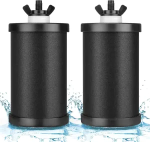 2387 Pro Filter Replacement Compatible with Alexapure Water Filter System, Alexapure Water Filter Replacement have 5,000 Gallon Capacity 3-Stage Purification Filter Upgrade 2-Pack