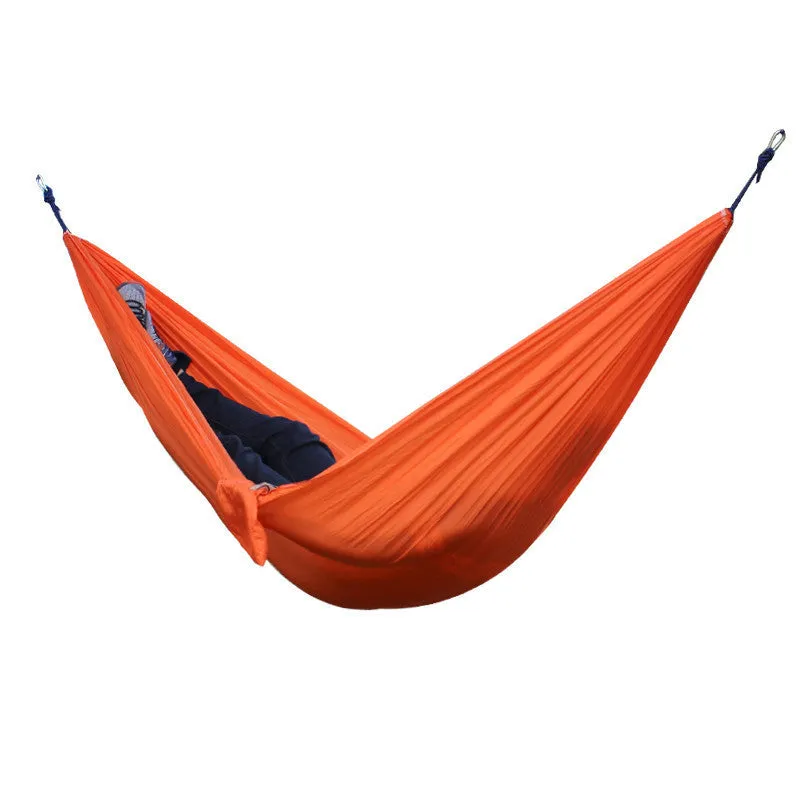 24 Color 2 People Portable Parachute Hammock Camping Survival Garden Flyknit Hunting Leisure Hamac Travel Double Person Hamak