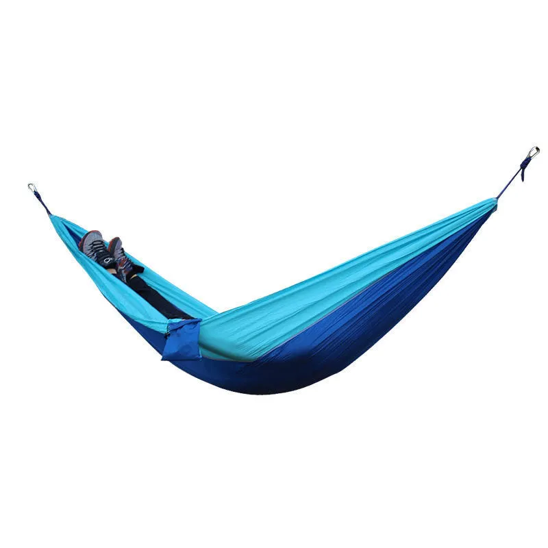 24 Color 2 People Portable Parachute Hammock Camping Survival Garden Flyknit Hunting Leisure Hamac Travel Double Person Hamak