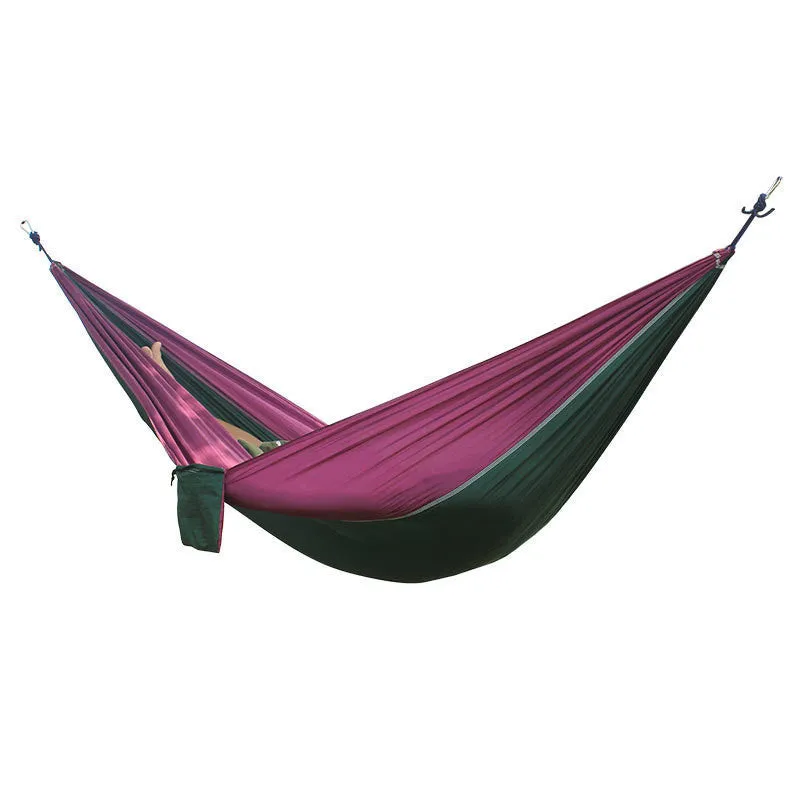 24 Color 2 People Portable Parachute Hammock Camping Survival Garden Flyknit Hunting Leisure Hamac Travel Double Person Hamak