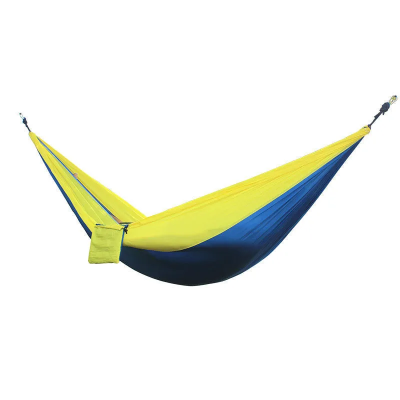 24 Color 2 People Portable Parachute Hammock Camping Survival Garden Flyknit Hunting Leisure Hamac Travel Double Person Hamak