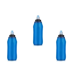 3 Pcs 500Ml Water Filter Bottle Water Filter Straw Soft Folding Outdoor Filtered Bag for Sport Camping Hiking Cycling