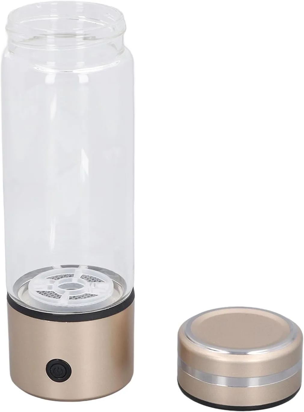 300ML Hydrogen Water Bottle, 1200 to 1400PPB Hydrogen Rich Water Health Cup Rechargeable, 3 Minute Quick Electrolysis, Portable Hydrogen Water Generator for Home Travel Office
