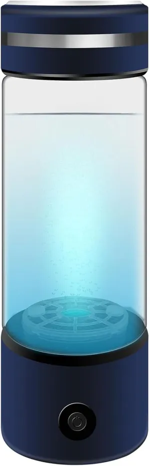 300ML Portable Hydrogen Rich Water Cup, Up to 1500PPB Hydrogen Concentration, PEM Electrolysis Technology, H2 Healthy Smart Cup, Hydrogen Inhalation Machine