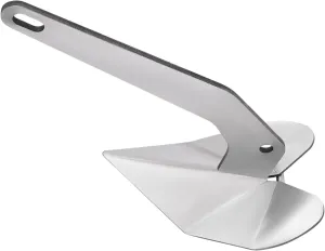 35LBS Stainless Steel Delta Anchor, Wing Style Boat Anchor Marine Heavy Duty Triangular Anchor 10lb / 14lb / 17lb /18lb / 21lb / 22lb / 32lb / 35lb / 43lb Wing Style Triangle Anchor for Small Yacht