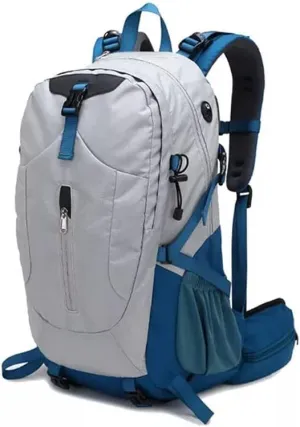 40L Hiking Backpack Outdoor Mountaineering Bag Large Capacity Travel Sports Backpack (D,As the picture shows)