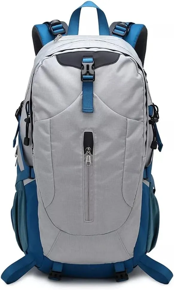 40L Hiking Backpack Outdoor Mountaineering Bag Large Capacity Travel Sports Backpack (D,As the picture shows)