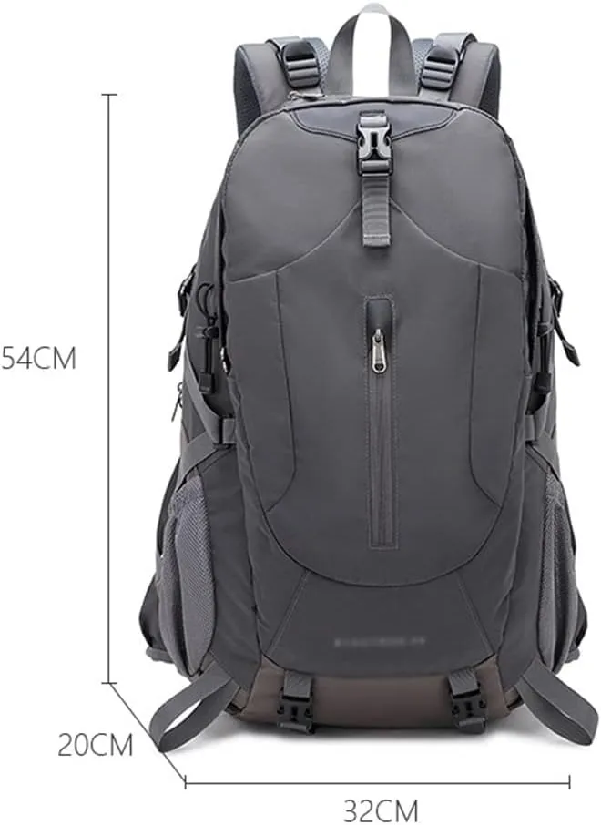40L Hiking Backpack Outdoor Mountaineering Bag Large Capacity Travel Sports Backpack (D,As the picture shows)