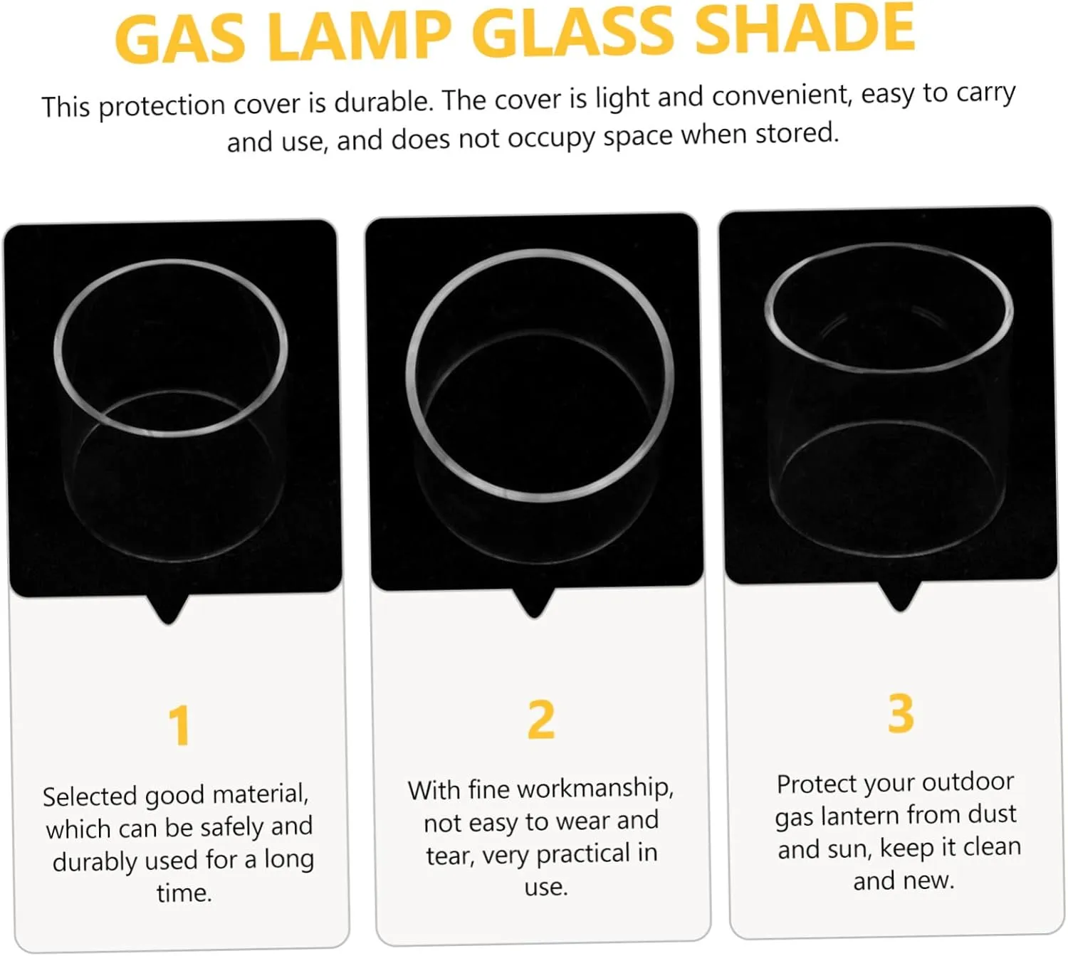 4pcs Propane Lantern Protective Cover Transparent Gas Lantern Shade Heat Resistant Glass Design for Outdoor Camping Scratch Water Resistant for