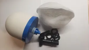 4X4 Dome Ceramic Water Filter by Just Water LLC, 2 Micron, 99.999% Removal, Made in USA, Extras Included