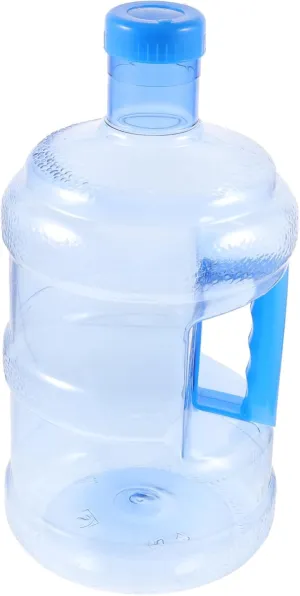 5 Gallon Water Bottles Reusable Water Gallon Jug Pure Water Bucket 5 Liters Water Storage Tub with Screw Neck and Handle Random Style