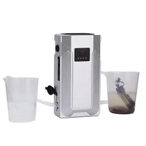 5 in 1 Water Filter Straw Auxiliary Pump 1000ml/min Applicable to Personal Water Filter for Hiking, Camping, Travel, and Emergency Preparedness, Built-in 2000Amh SOS Flashlight