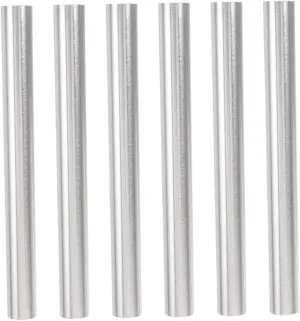 6Pcs Tent Pole Repair Connector Durable Aluminum Alloy Tent Repair Tubes for Outdoor Camping and Travel for Various Pole