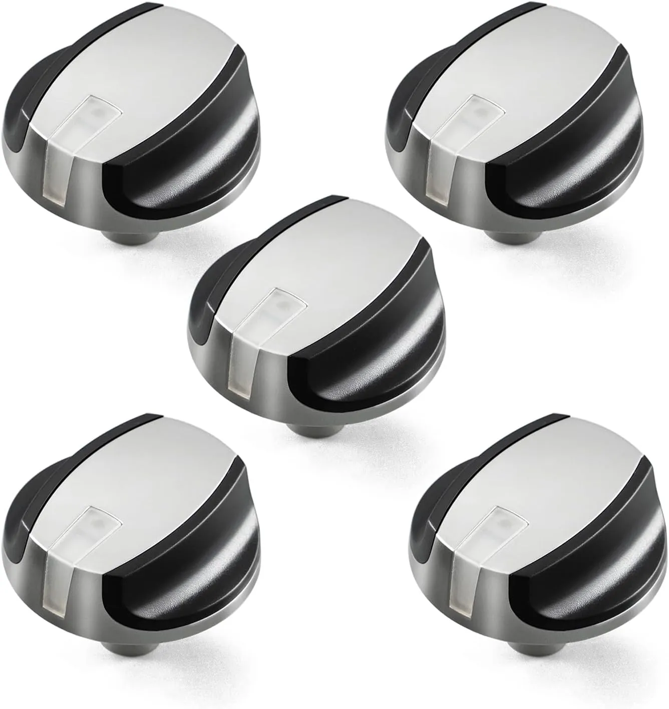 700834 Cooktop Knobs Replacement Parts for Dacor Stove Oven Burner Control Dacor Gas Stove Top Rangetop DE81-02161A 72731 SVC-Assy RGC304/365 Parts Plastic Range Top Stovetop Knobs 5 Pcs