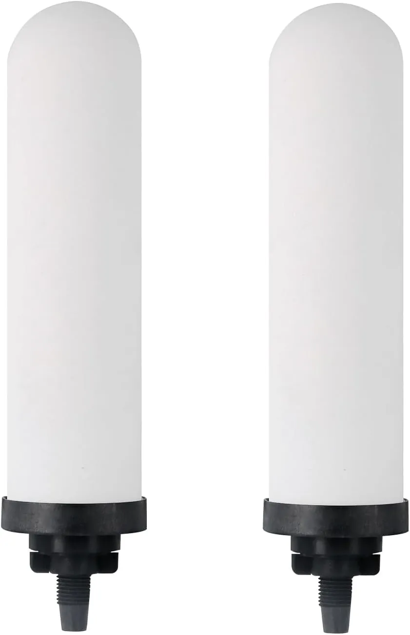 7" Ceramic Filter, Replacement Filters for ProOne® G2.0 Filters, ProOne® Big  or Big II Countertop Gravity Water Filter System and FACHIOO King Tank Series(Pack of 2)