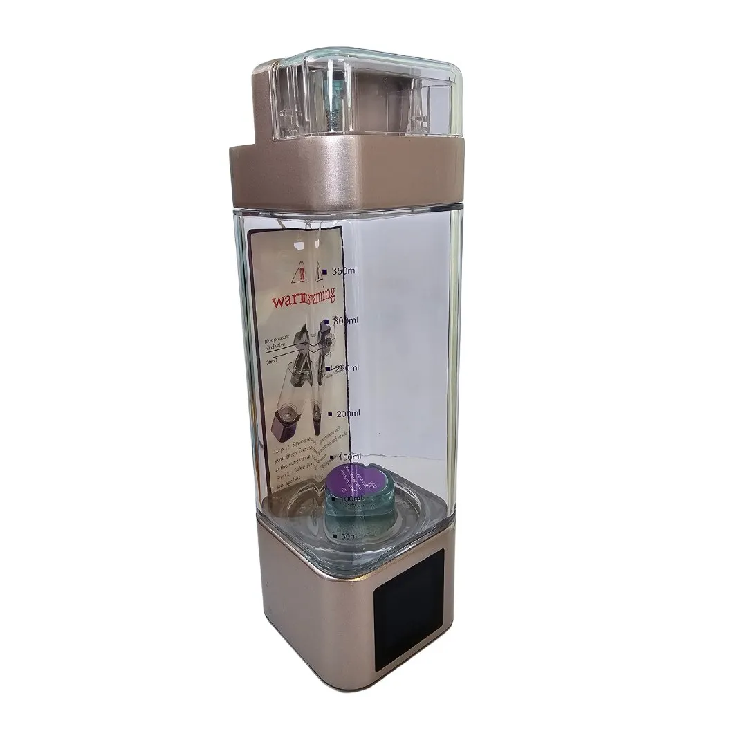 9000ppb Portable Hydrogen Water Bottle Generator   Activated Carbon Filter   Hydrogen Inhaler Kit