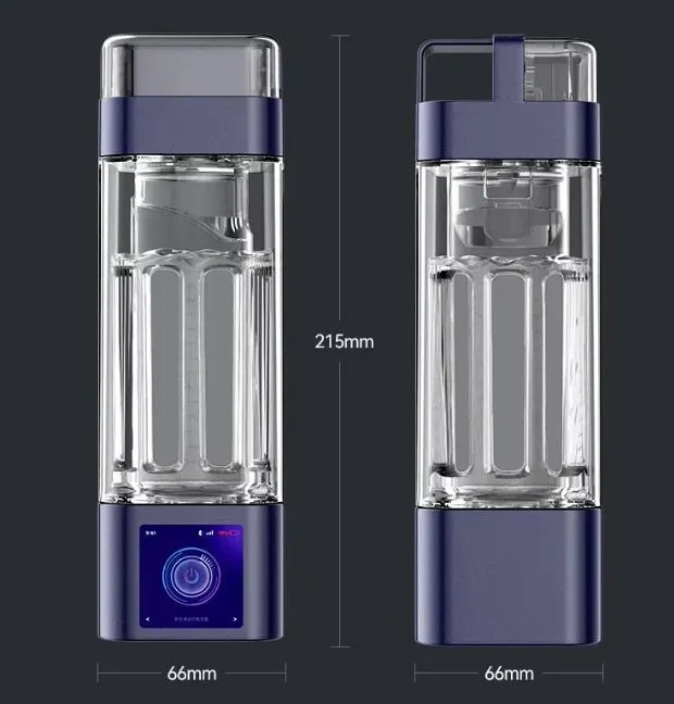 9000ppb Portable Hydrogen Water Bottle Generator   Activated Carbon Filter   Hydrogen Inhaler Kit