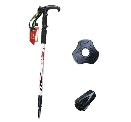 Absorbing To Aluminum Trekking Shock Cm Instant access Walking Durable Alloy And Outstanding Hiking Pole Hiking 65 Outdoor 135 For Lightweight Adjustable