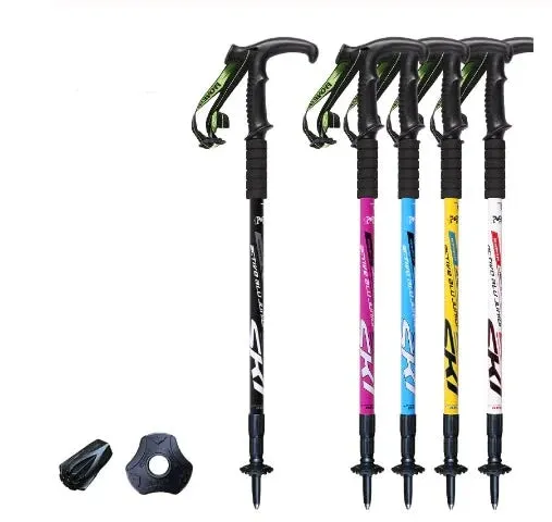Absorbing To Aluminum Trekking Shock Cm Instant access Walking Durable Alloy And Outstanding Hiking Pole Hiking 65 Outdoor 135 For Lightweight Adjustable