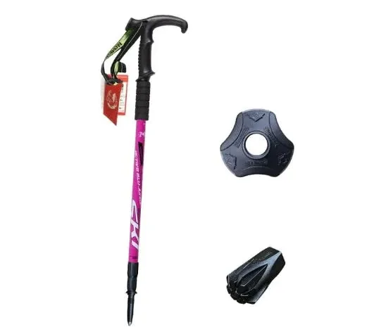 Absorbing To Aluminum Trekking Shock Cm Instant access Walking Durable Alloy And Outstanding Hiking Pole Hiking 65 Outdoor 135 For Lightweight Adjustable