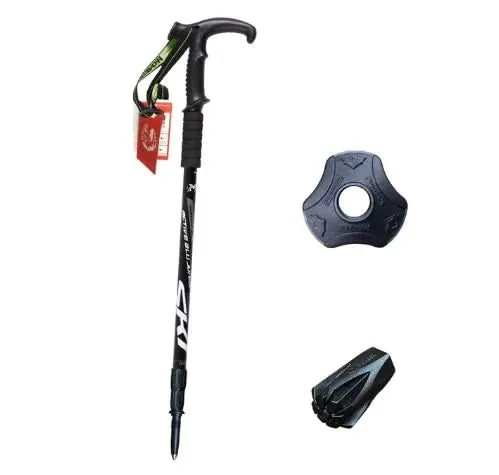 Absorbing To Aluminum Trekking Shock Cm Instant access Walking Durable Alloy And Outstanding Hiking Pole Hiking 65 Outdoor 135 For Lightweight Adjustable