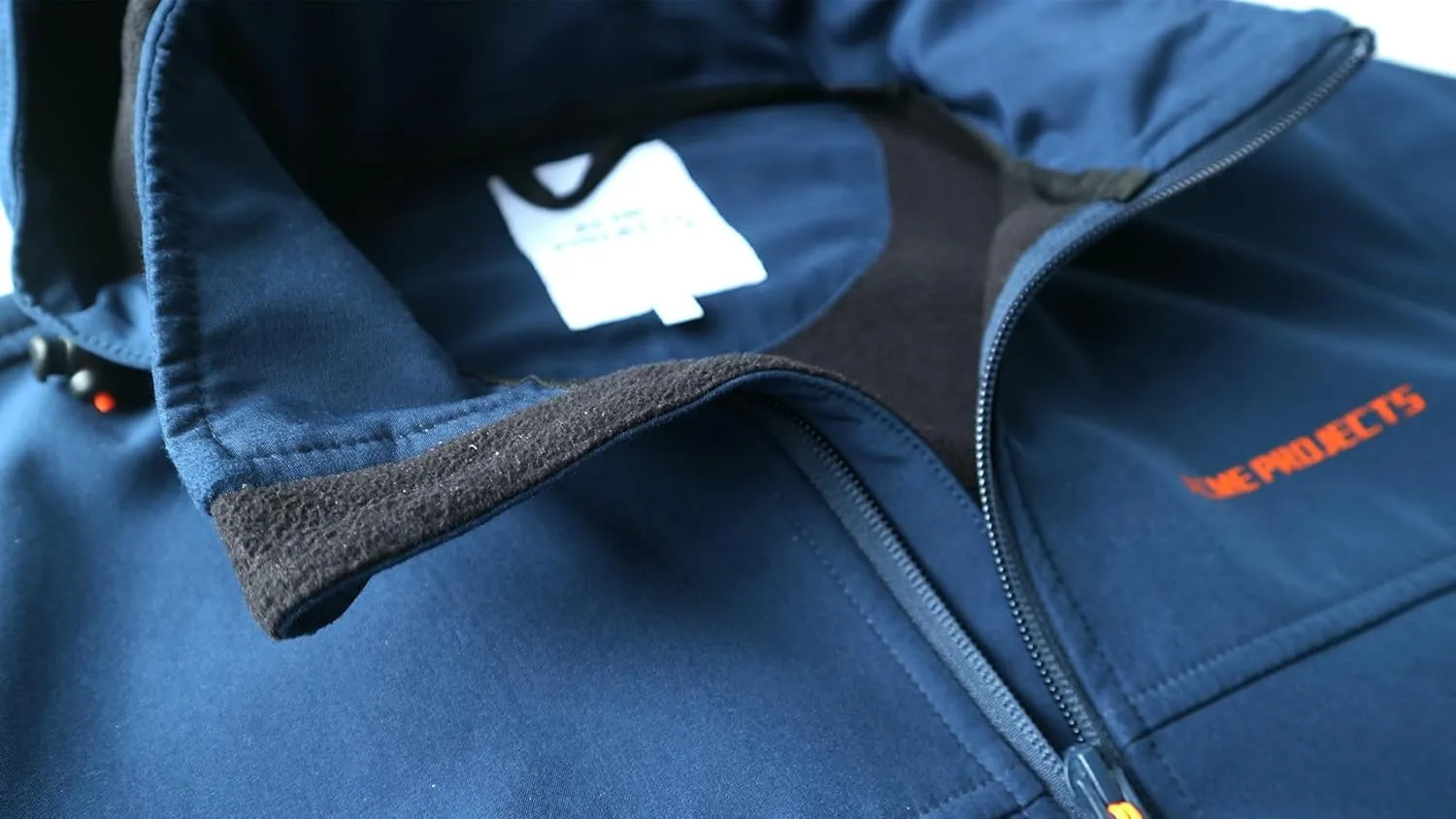 Acmelogy Men's Fleece Lined Softshell Jacket with Detachable Hood, Waterproof, Breathable, 8000mm/5000gm, YKK Zipper