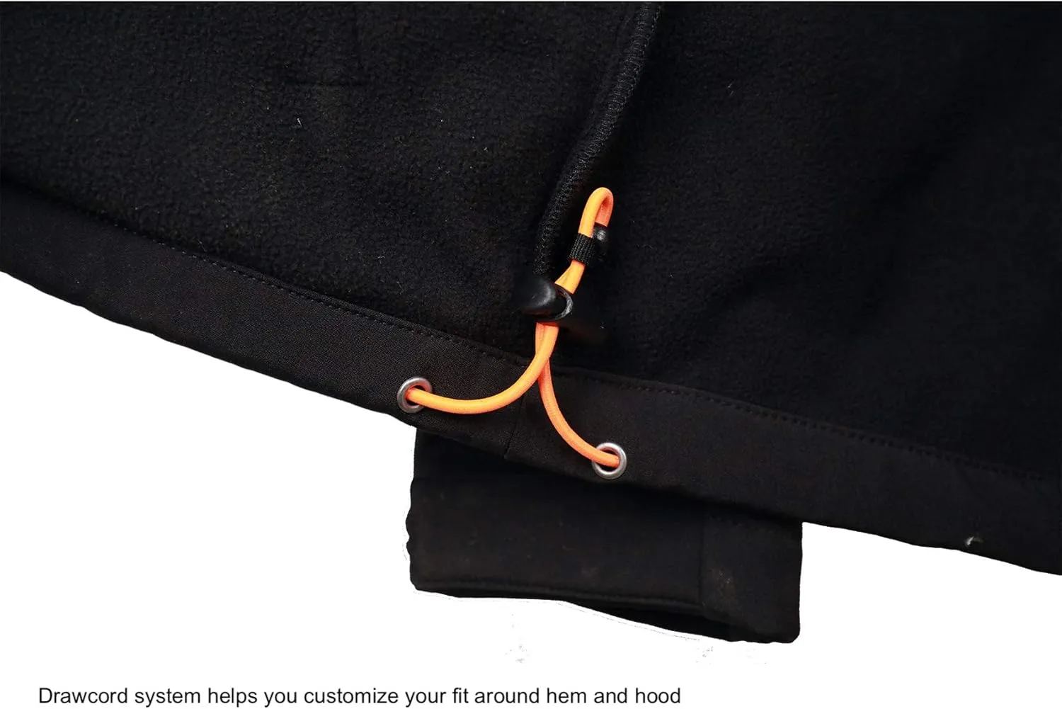 Acmelogy Men's Fleece Lined Softshell Jacket with Detachable Hood, Waterproof, Breathable, 8000mm/5000gm, YKK Zipper