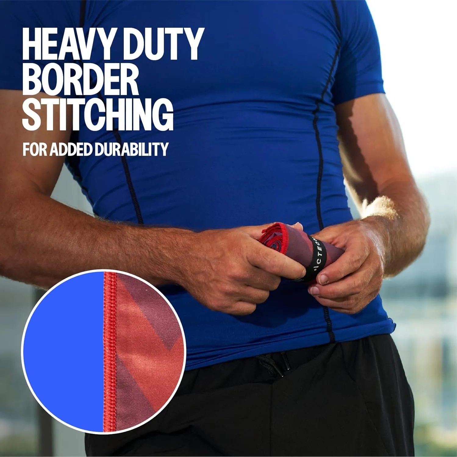 Acteon Quick Dry Microfiber Gym Towel, 4 Pack Odor-Free, Super Absorbent Workout Towels, Body Sweat