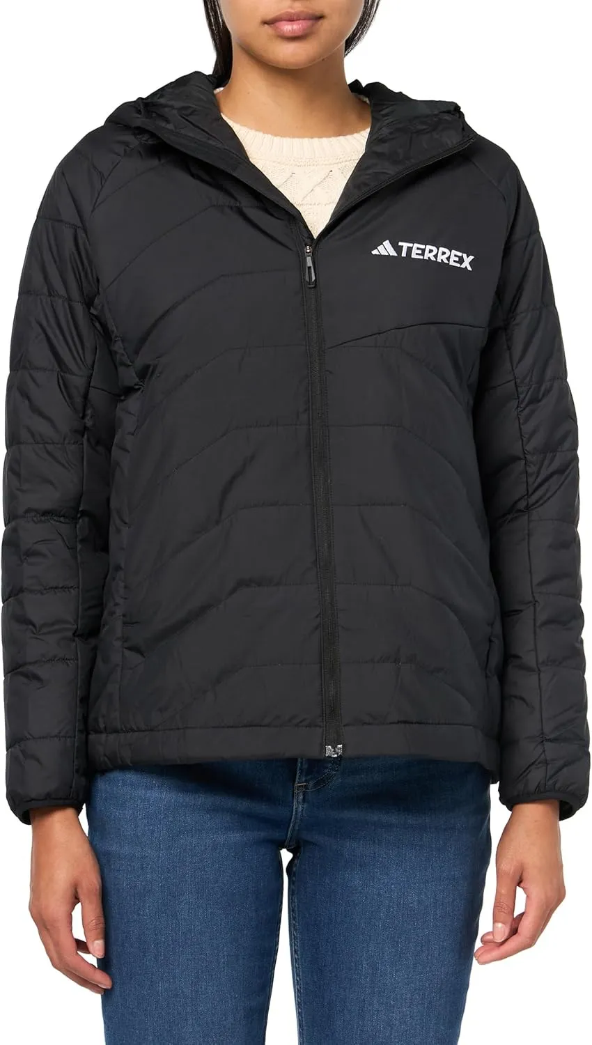 adidas Women's Terrex Multi Synthetic Insulated Hiking Hooded Jacket