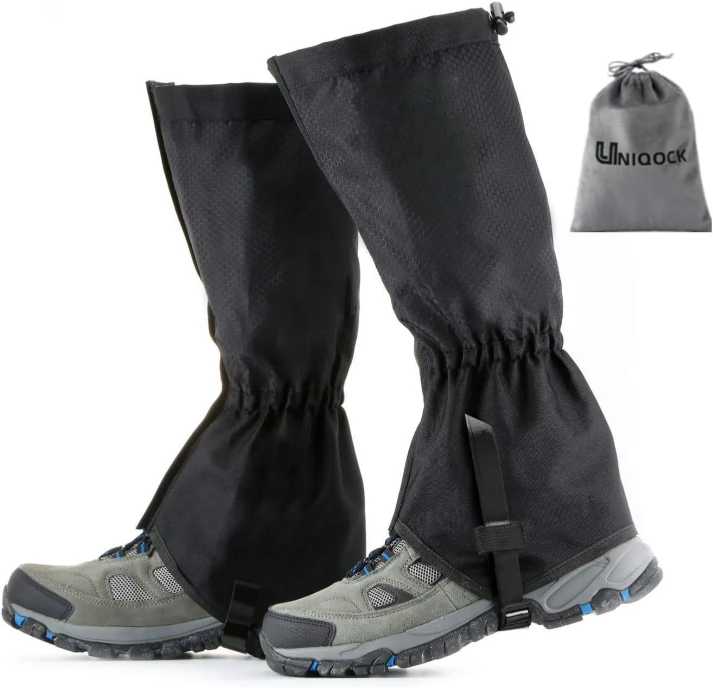Adjustable Snake Gaiters for Men Women,Snow Boot Guard Gators,Shoe Gaiters,Waterproof Hiking Gaiters for Hunting,Running,Snow,Mountain Climbing,Yard Work