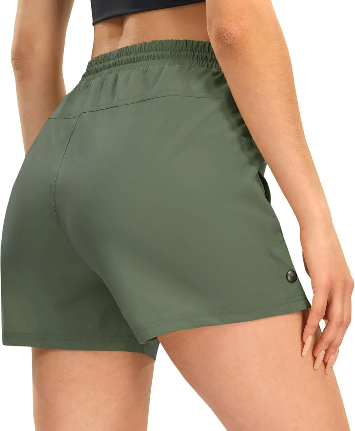 AFITNE Women's 4" Hiking Shorts Quick Dry Lightweight Outdoor Shorts Travel Athletic Golf Shorts with Pockets Water Resistant