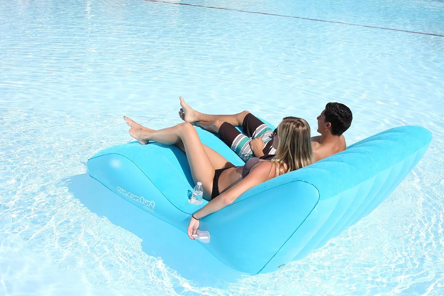 AIRHEAD SUN COMFORT COOL SUEDE Double Zero Gravity Lounge, Sapphire