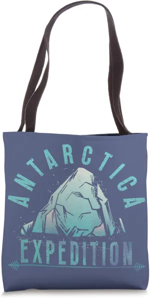 Antarctica Expedition Antarctic Hiking Glaciers Tote Bag
