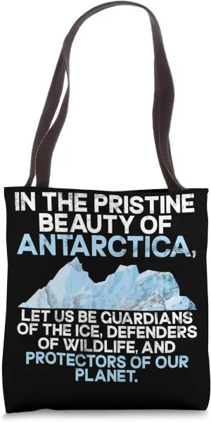 Antarctica South Pole Tote Bag