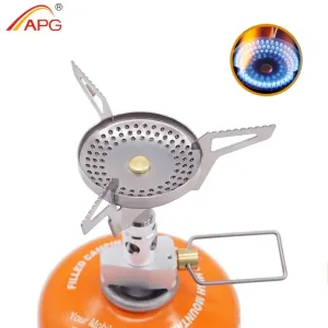 APG Outdoor Camp Gas Stoves Mini Pocket Camping Burners Cooking Equipment 60G