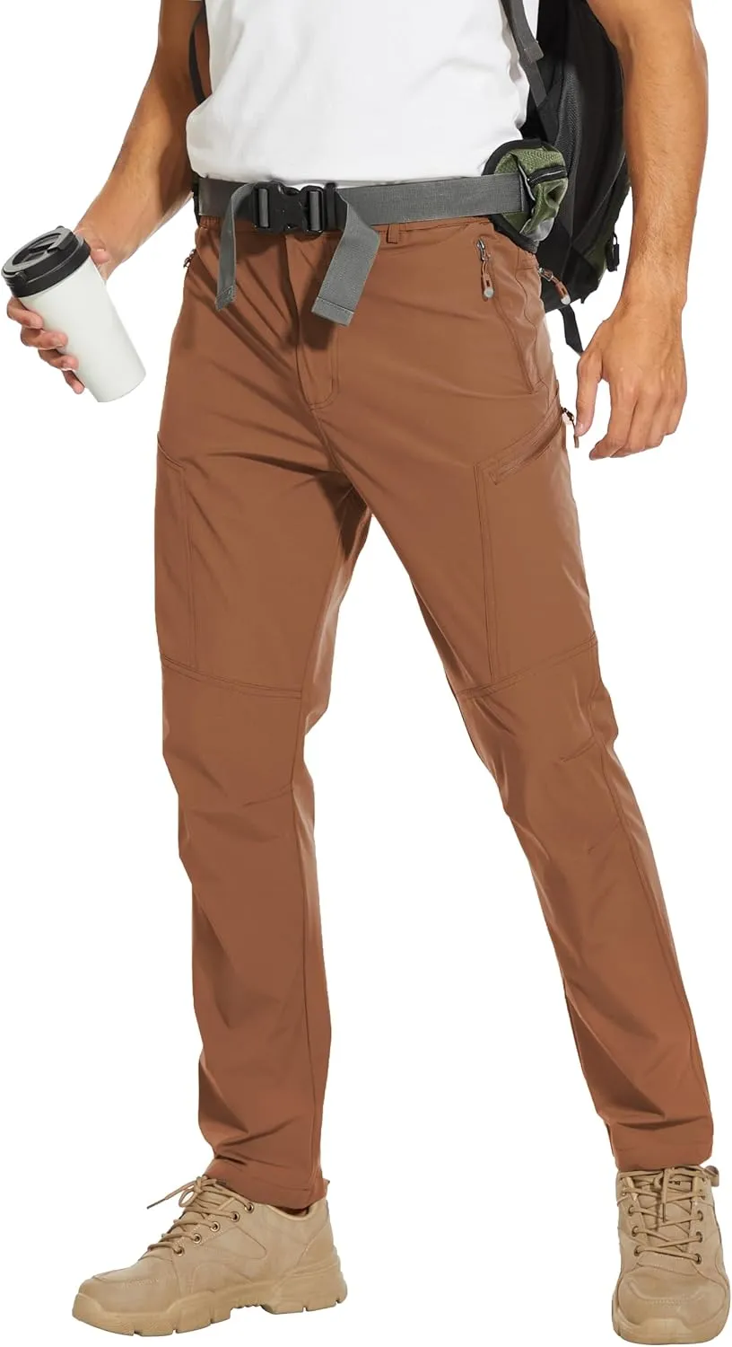 Arunlluta Hiking Pants for Men, Hiking Travel Pants Water-Resistant Mens Work Pants Stretch Quick Dry Lightweight