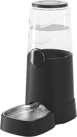 Automatic 8L Dog Water Dispenser with Stainless Steel Bowl Gravity Waterer,Gravity Water Dispenser,Automatic Gravity Dog Water Bowl Dispenser,Large Capacity for Small Medium Large Dogs Cats