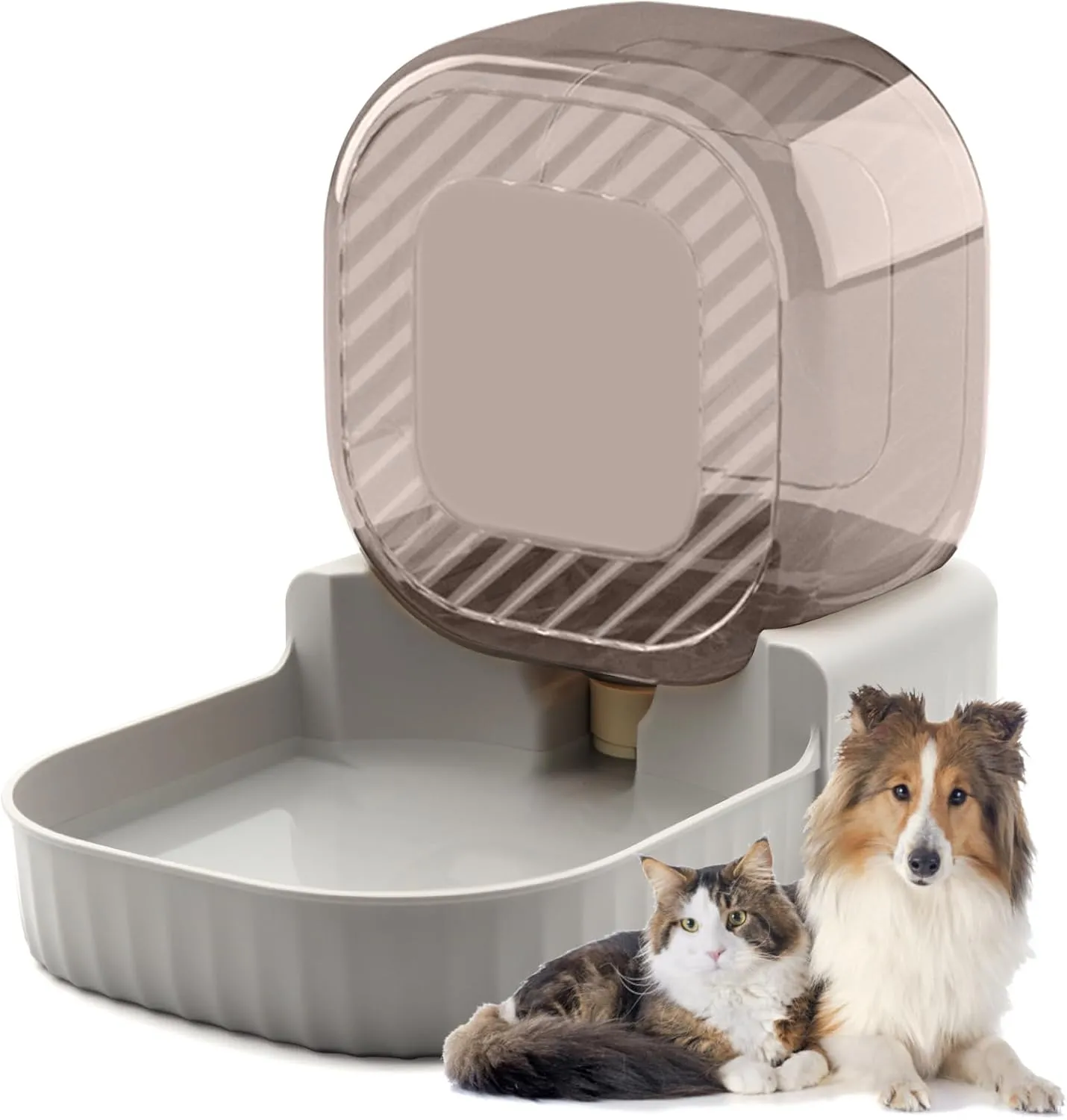 Automatic Pet Water Dispenser, 3L Gravity Dog Water Bowl & Cat Water Dispenser, Suitable for Small and Medium-Sized Cats, Dogs, Rabbits